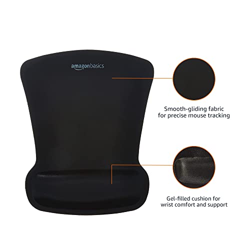 Classic Basics Irregular Ergonomic Gel Computer Mouse Pad Set