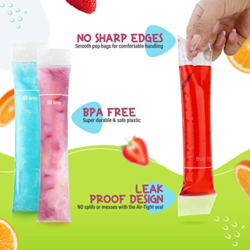 Frozip 125 Disposable Ice Popsicle Mold Bags| Collection