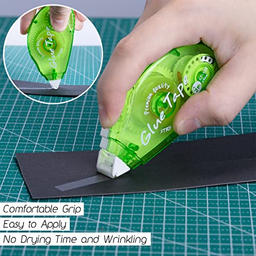 Minimalist 12 Pack Double Sided Tape Roller, Scrapbooking Kit